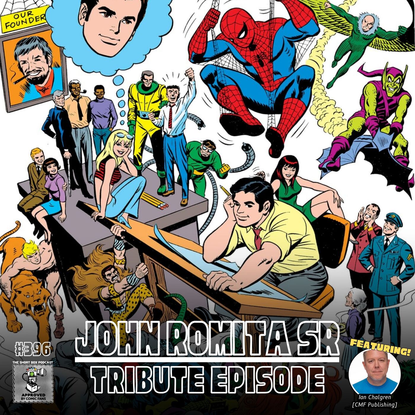 The Uncanny Covers of Marvel Comics, and a Tribute to John Romita Sr., with  Ian Chalgren - The Short Box Entertainment
